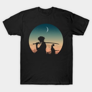 Samurais under the moon T-Shirt